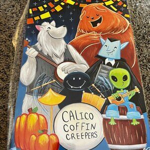 "Calico Coffin Creepers" Art Print